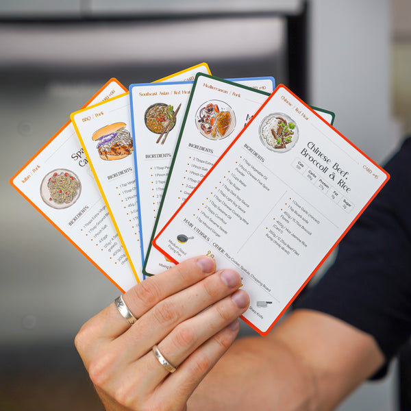 Easy Dinner Recipe Cards